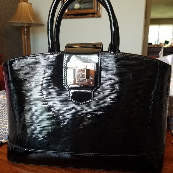 SOLD@!  Louis Vuitton Mirabeau Black Handbag - Picture 4 of 8